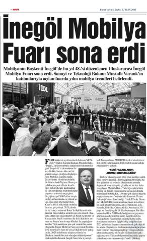 2023 İnegöl Mobilya Fuarı Sona Erdi 