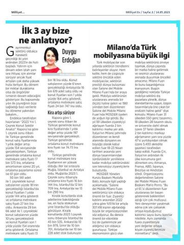 Milano'da Türk Mobilyası'na Büyük İlgi 