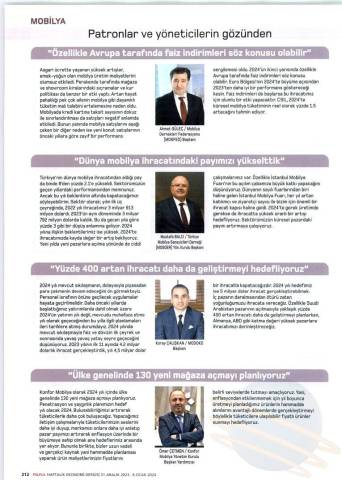 Dünya Mobilya İhracatındaki Payımızı Yükselttik 