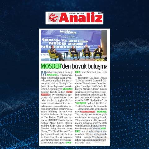 Mobilya Sektörünün Hedefi İhracatı 20 Milyar Dolara Çıkarmak Analiz Gazetesi