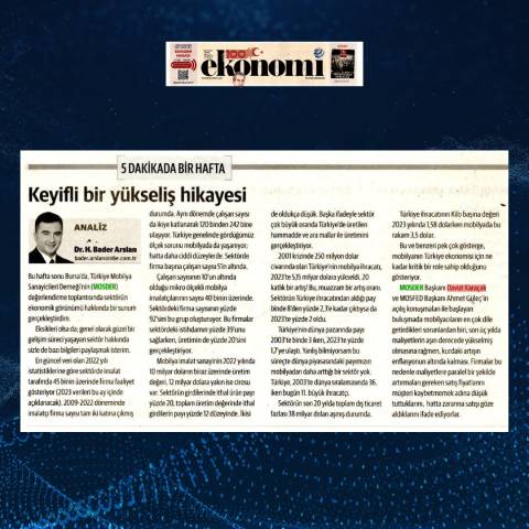 Mobilya Sektörünün Hedefi İhracatı 20 Milyar Dolara Çıkarmak Ekonomi Gazetesi