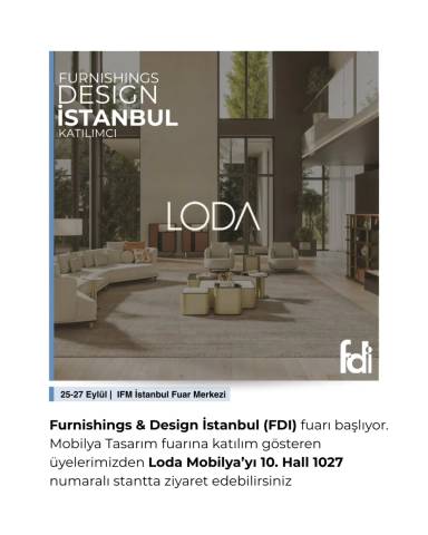 FURNISHINGS & DESIGN Istanbul 2025 Katılımcılarımız 