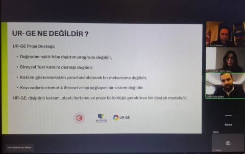 UR-GE Projesi Bilgilendirme Toplantısı 