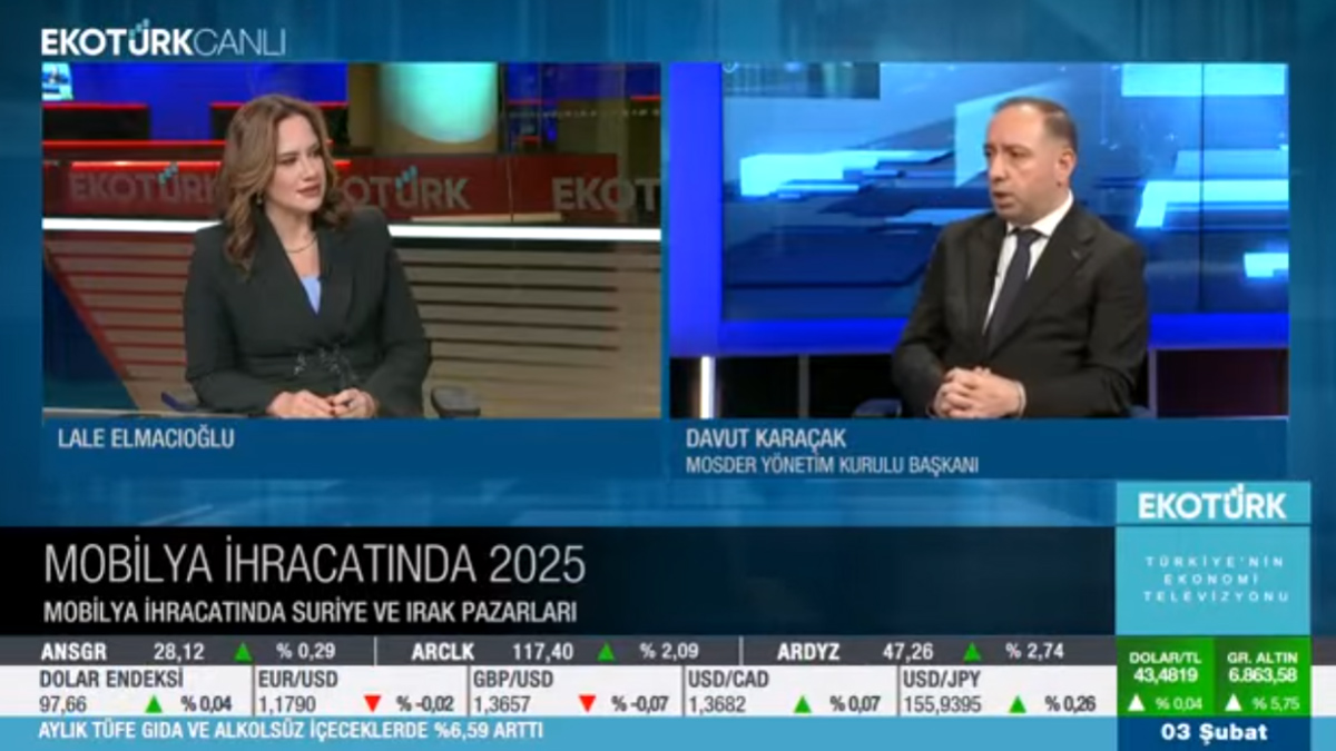 MOSDER Başkanı Sn. Davut KARAÇAK Ekotürk Canlı Yayınınına Katıldı